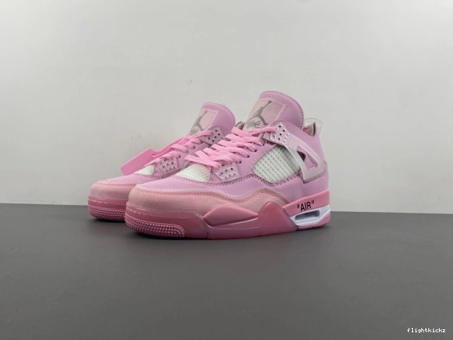 OFF-WHITE PINK 4 X JORDAN 0803